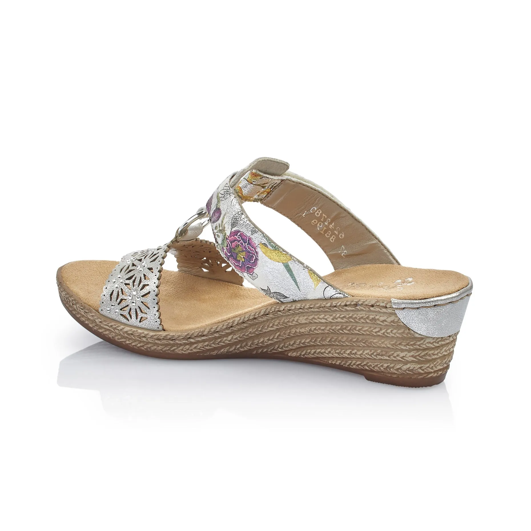 RIEKER LADIES 62427-80 LADIES SLIP ON SANDALS