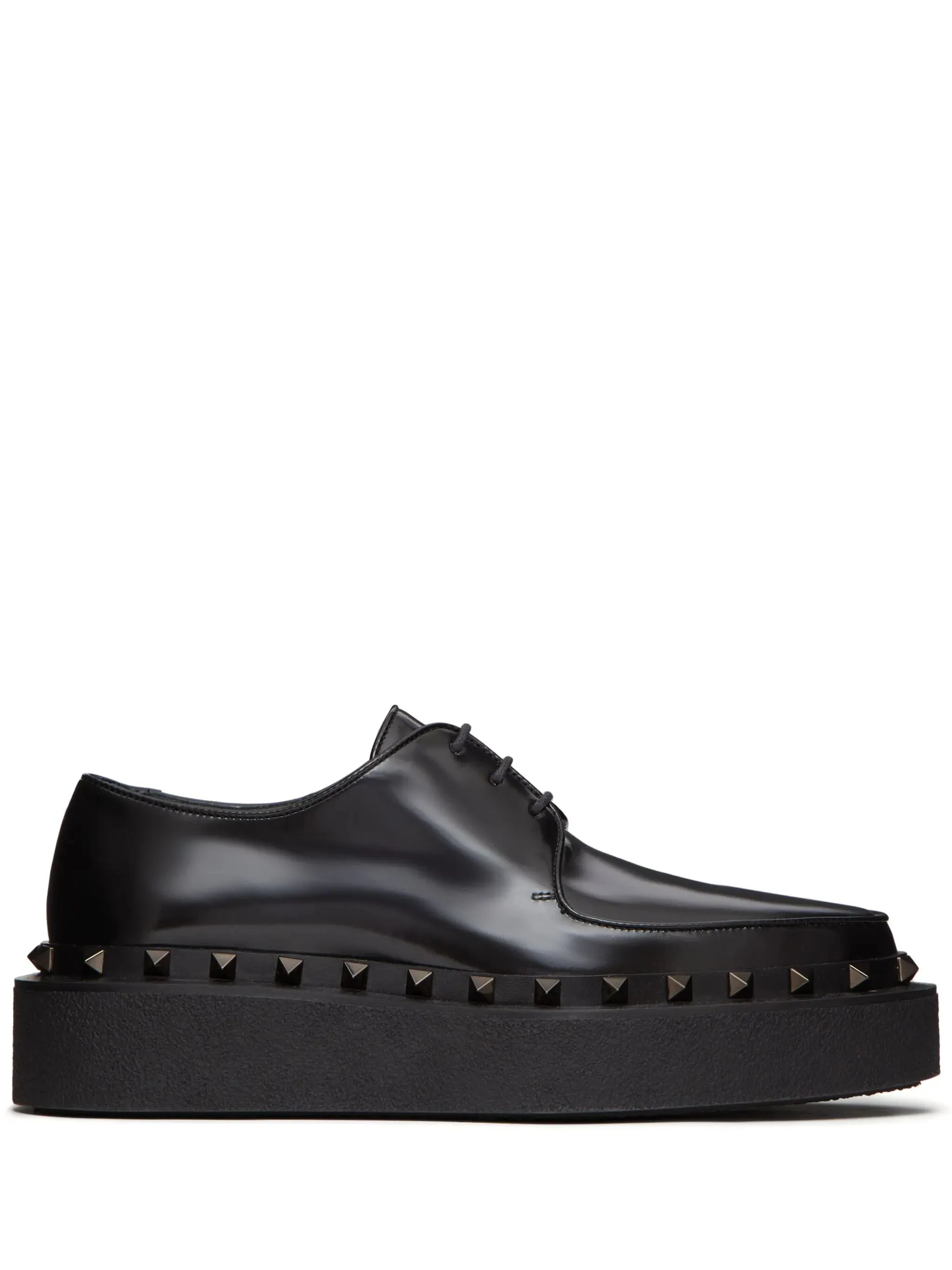 Rockstud shoes M-Way Derby Easter discount Streamlined shipping leather