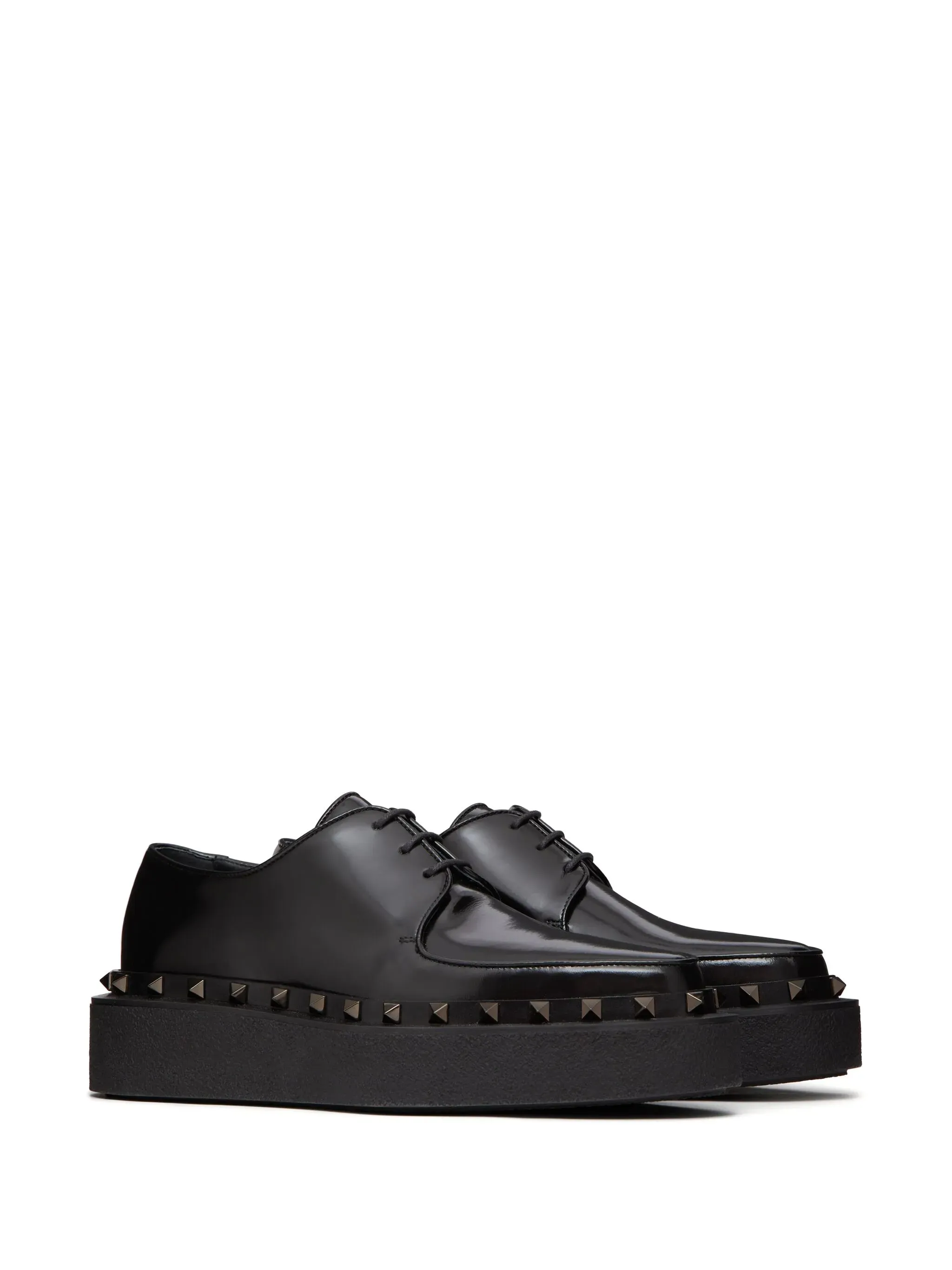 Rockstud shoes M-Way Derby Easter discount Streamlined shipping leather