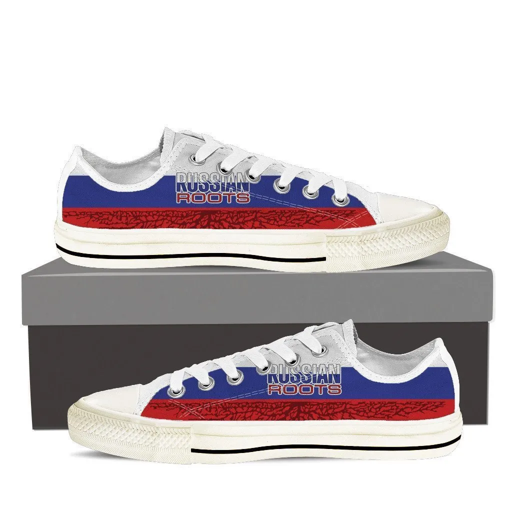 russian roots mens low cut sneakers cut
