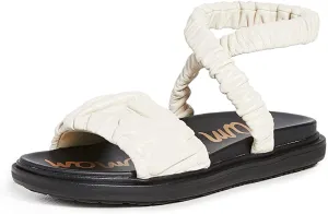 Sam Edelman Women's Velma Sandals, Ivory, Off White, Black, 9 Medium US