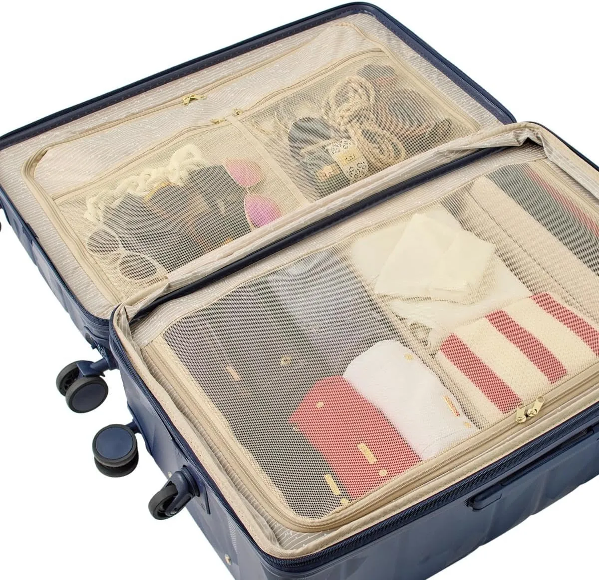 Samantha Brown 30" Trunk Style Case w/Tote (Metallic Blue)