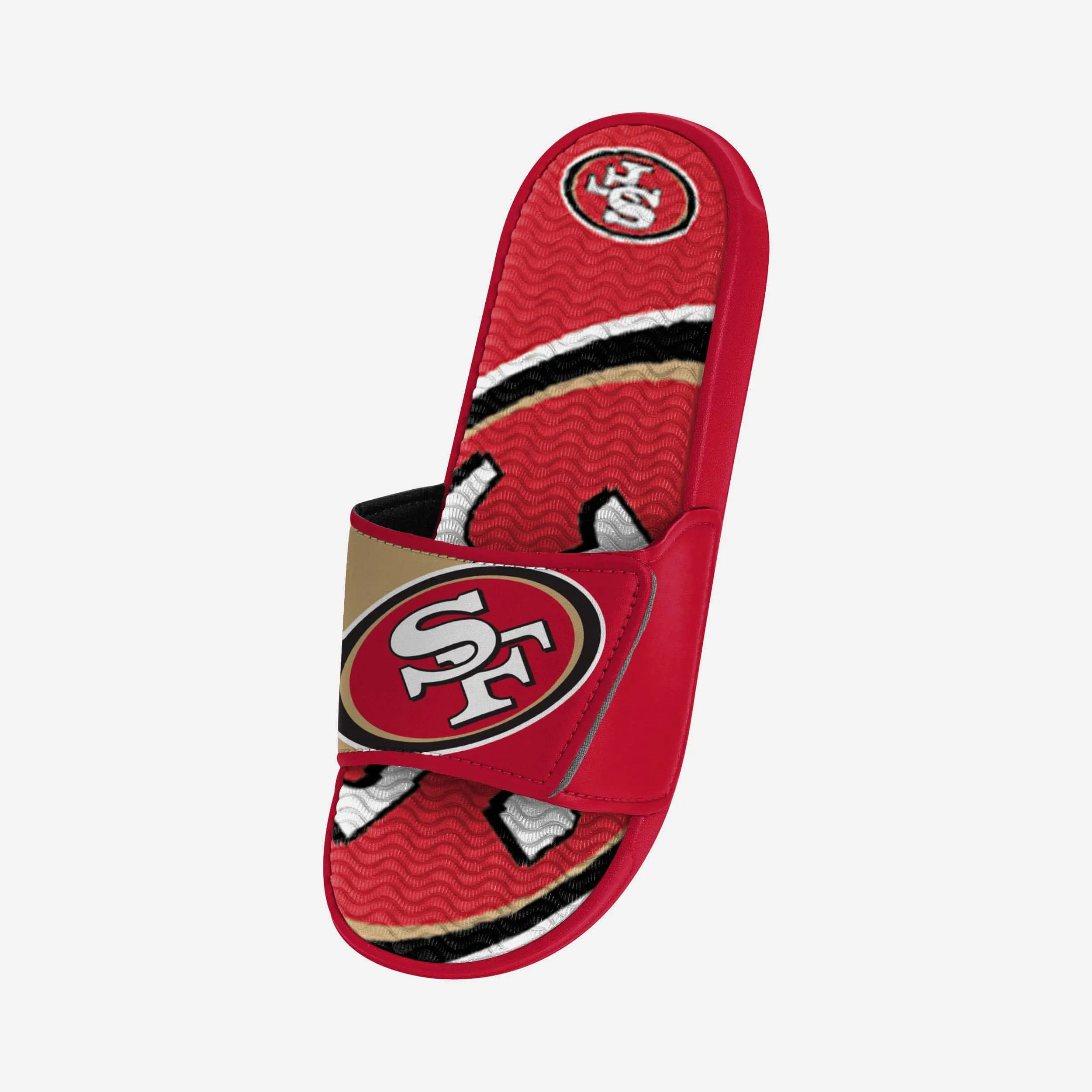 San Francisco 49ers Colorblock Big Logo Gel Slide