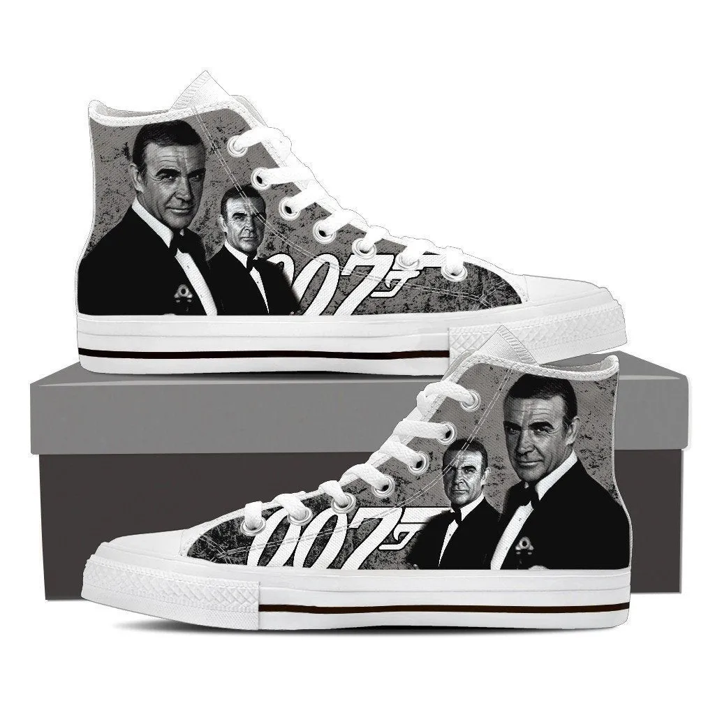 sean connery ladies high top sneakers