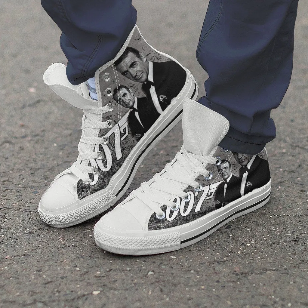 sean connery ladies high top sneakers