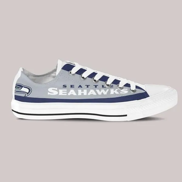 seattle seahawks mens low cut sneakers cut 1