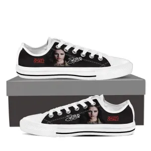 selena gomez ladies low cut sneakers