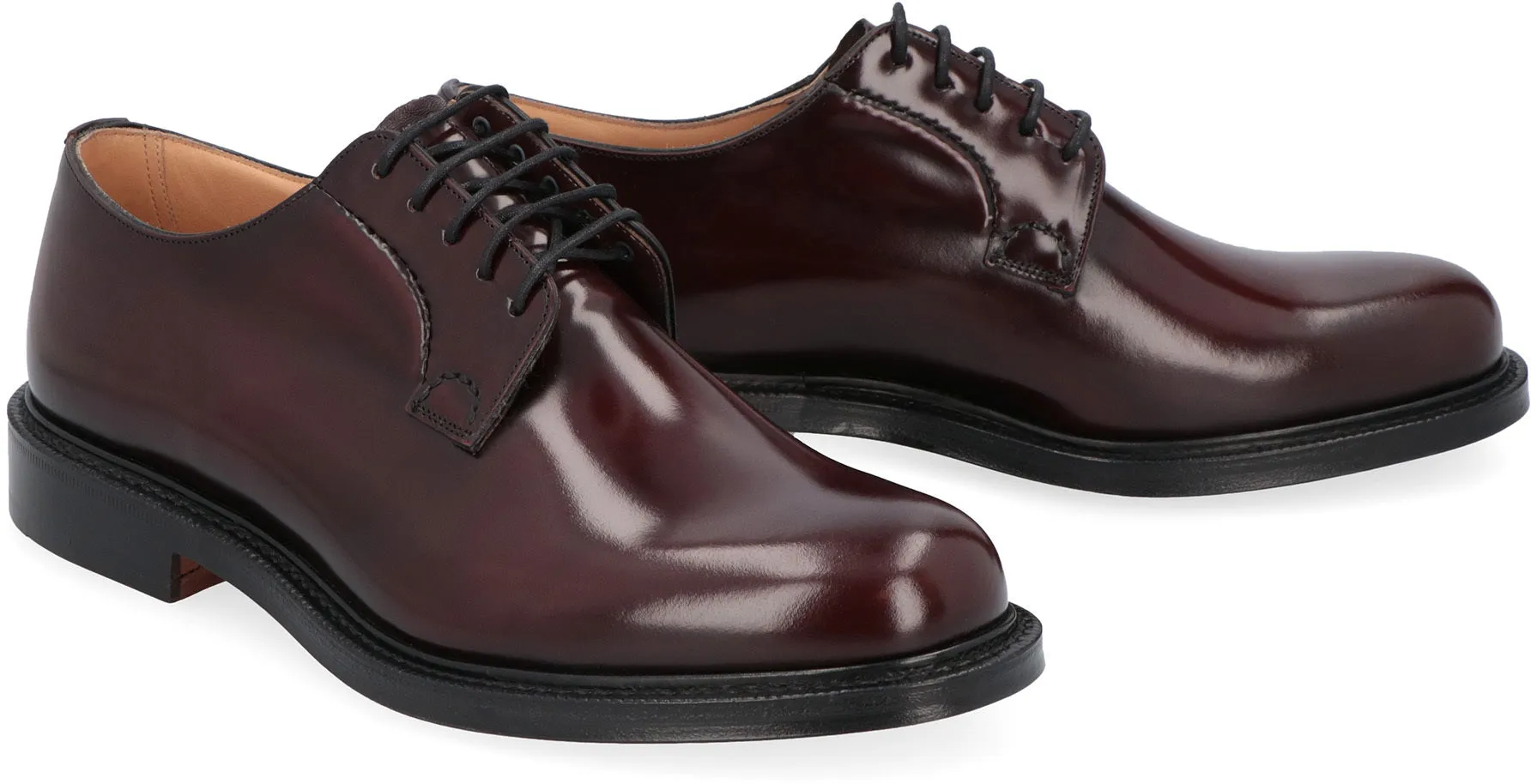 Shannon leather lace-up shoes