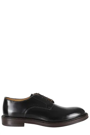Smooth Brushed Calfskin Derby