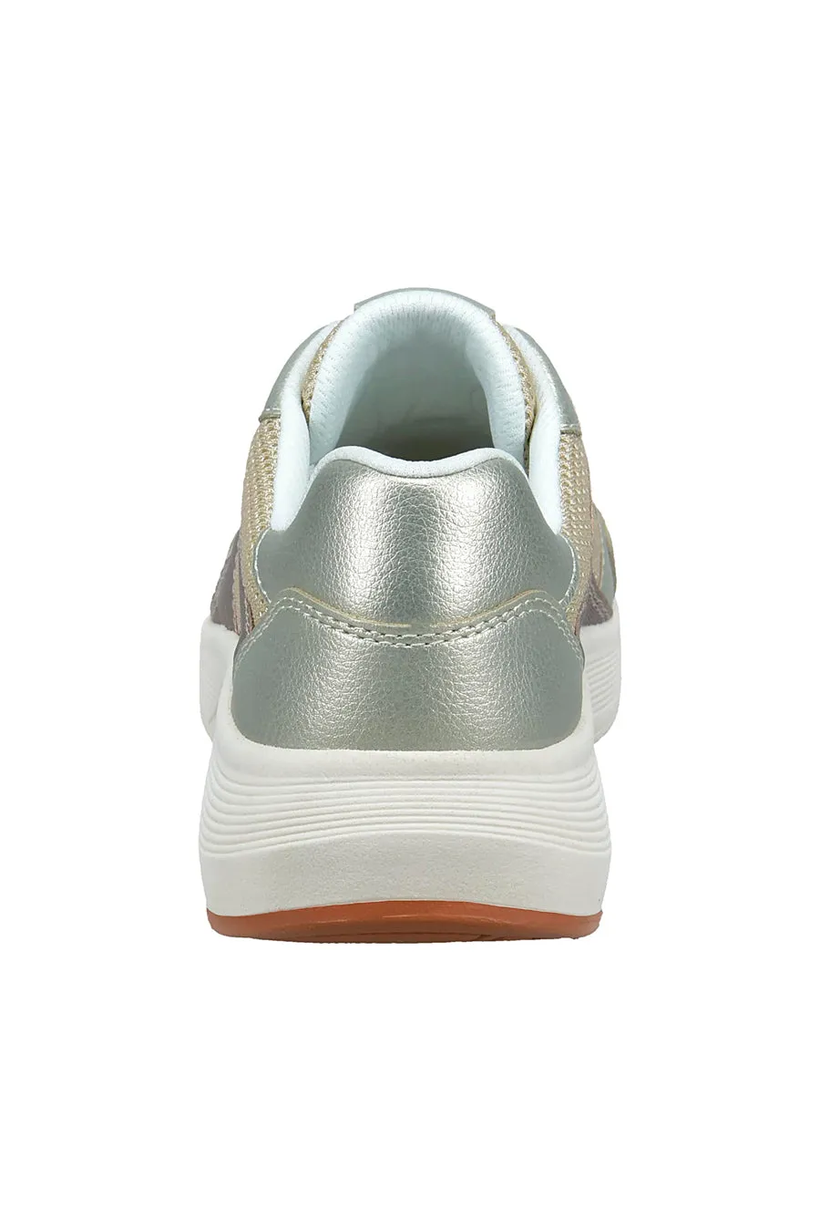 Sneakers Beige con Dettagli Effetto Metallizzato e Soletta Estraibile Bagatt D35AQM015069