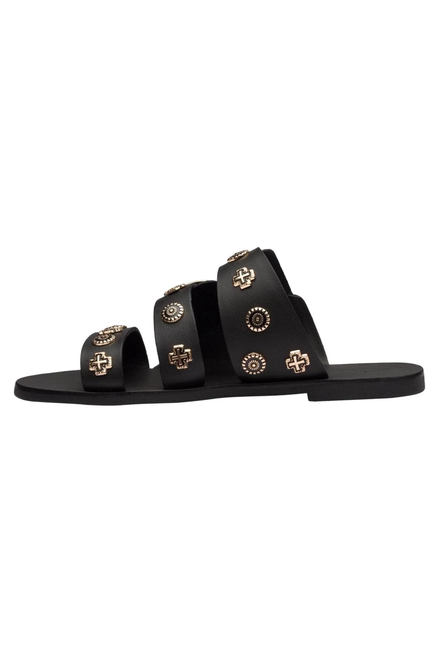 Sol Sana Eastwood Slide Black Gold