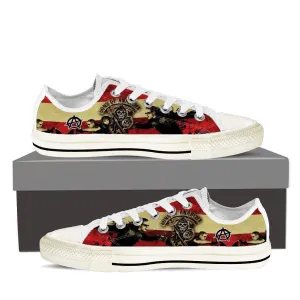 sons of anarchy ladies low cut sneakers