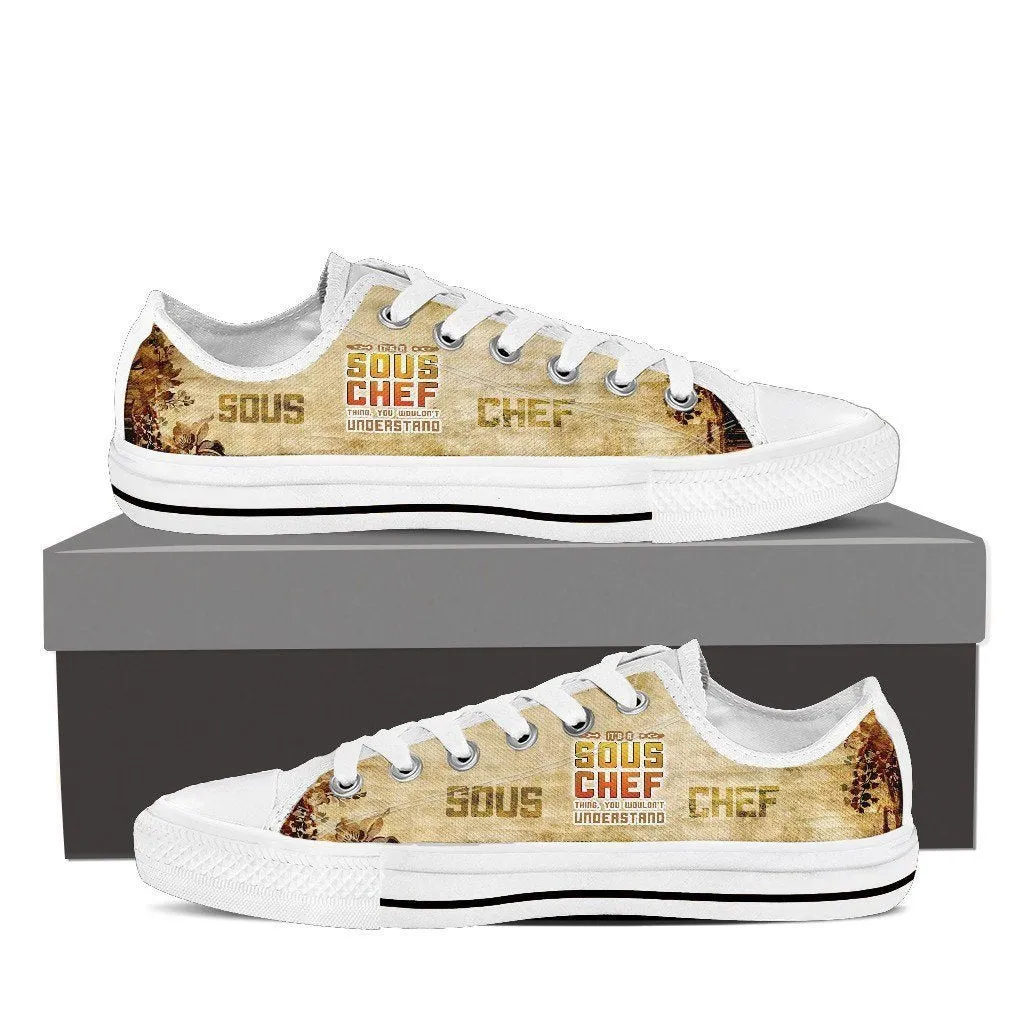 sous chefs ladies low cut sneakers