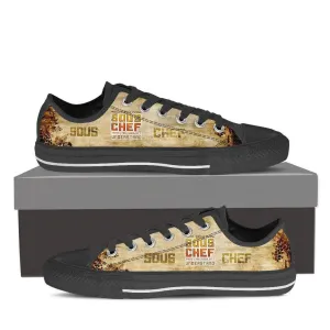sous chefs ladies low cut sneakers