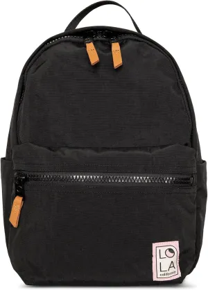 Star Medium Traditional Classic Backpack with Zipped Front Pocket and 2 Side Pockets, Mondo - Black