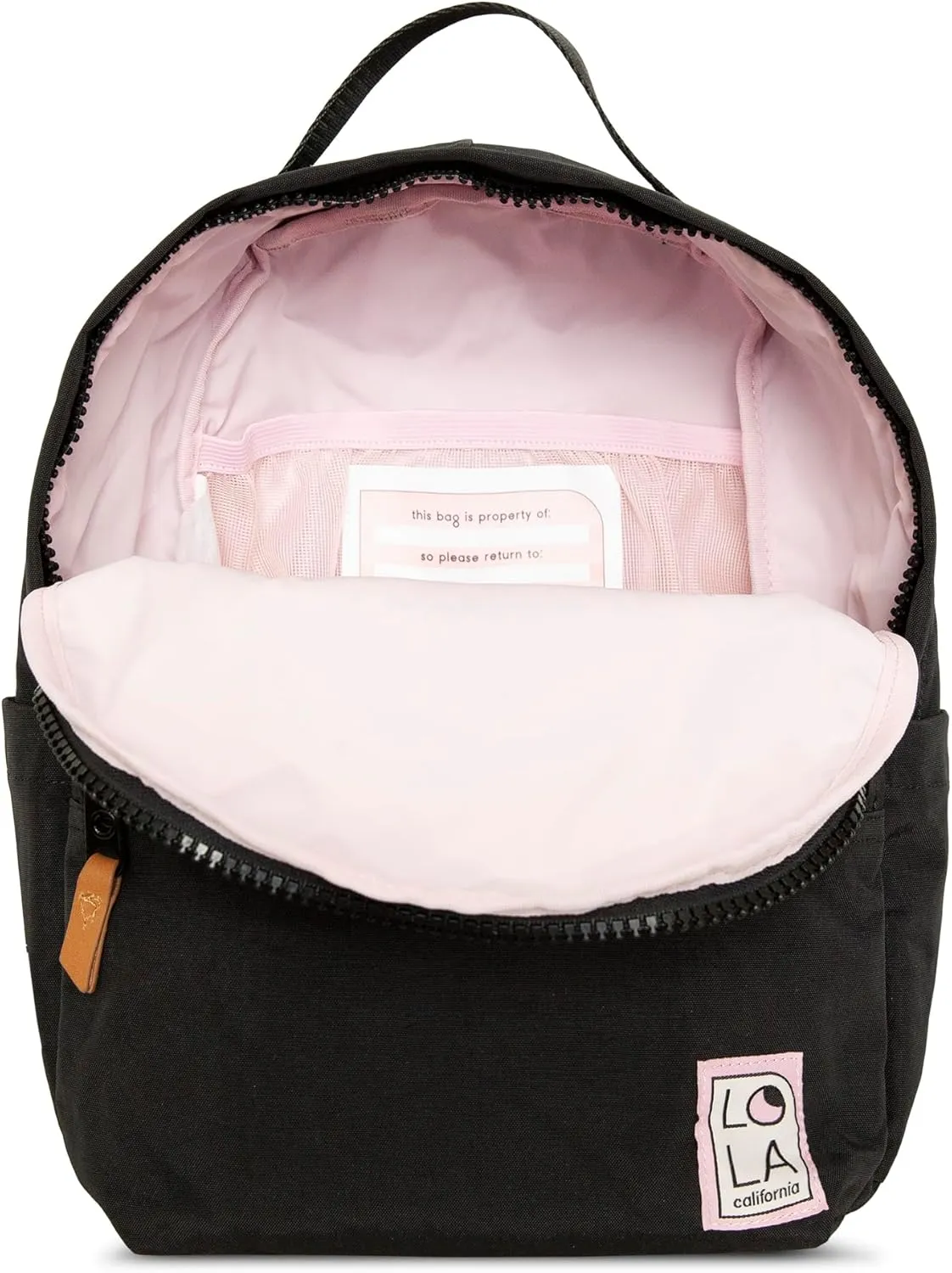 Star Medium Traditional Classic Backpack with Zipped Front Pocket and 2 Side Pockets, Mondo - Black