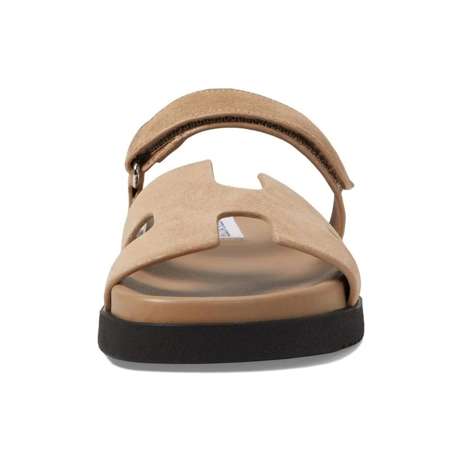 Steve Madden Shoes Mayven Taupe Suede Slide Sandals
