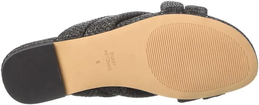 Stuart Weitzman Crossover Raffia Slide