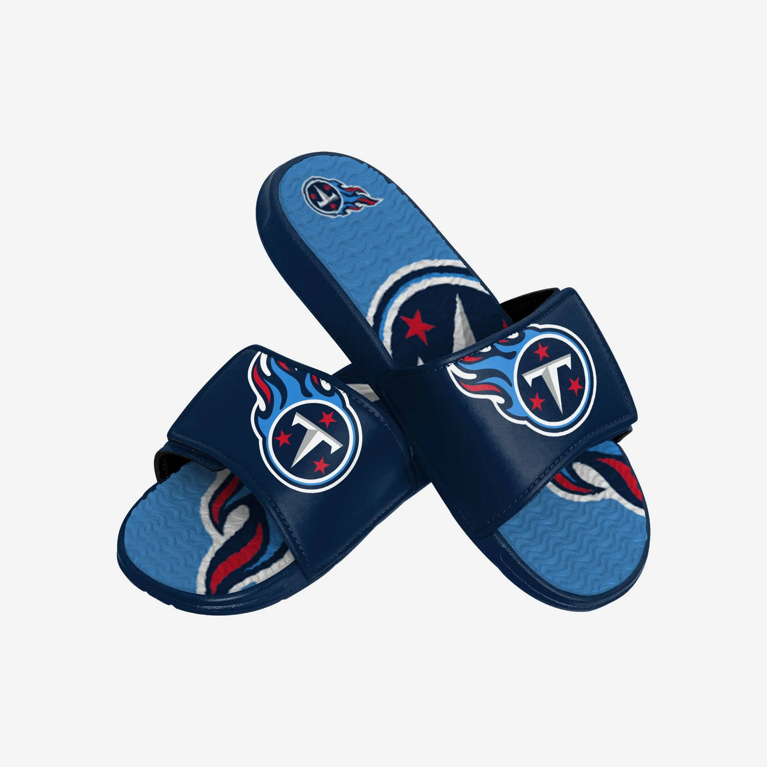 Tennessee Titans Colorblock Big Logo Gel Slide