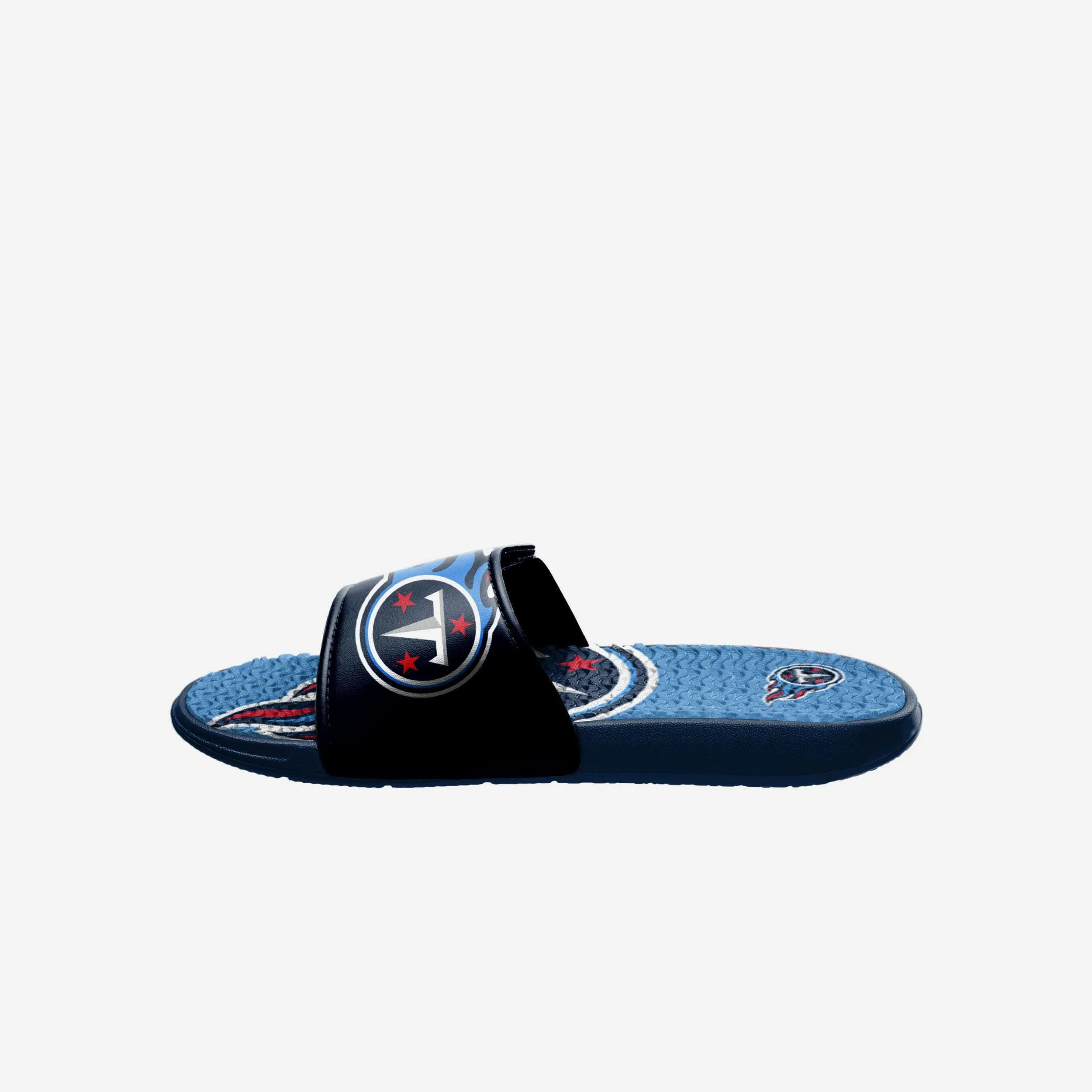 Tennessee Titans Colorblock Big Logo Gel Slide