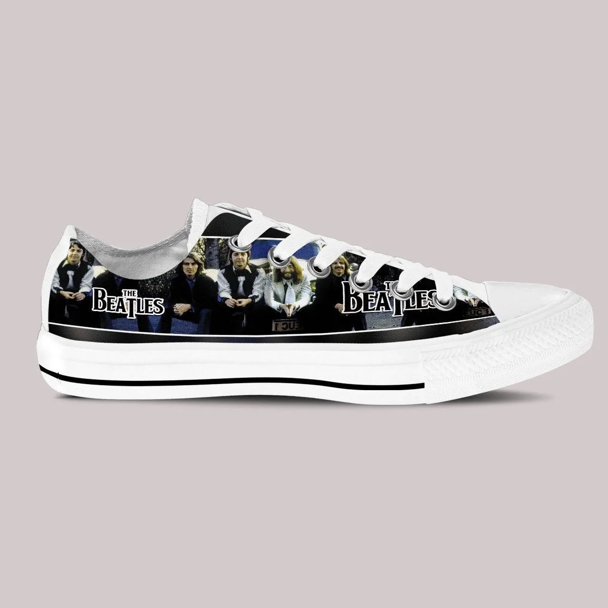 the beatles ladies low cut sneakers