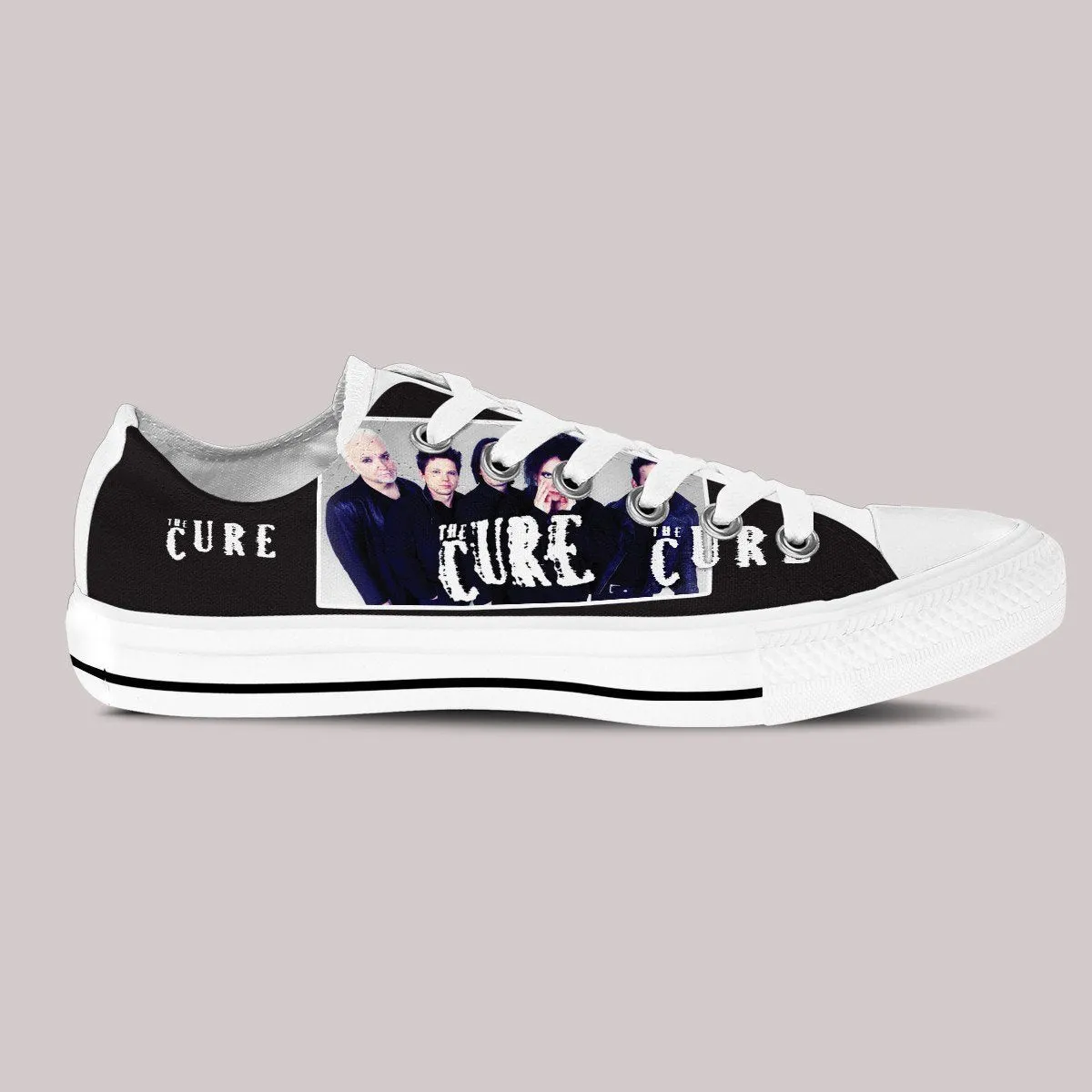 the cure ladies low cut sneakers