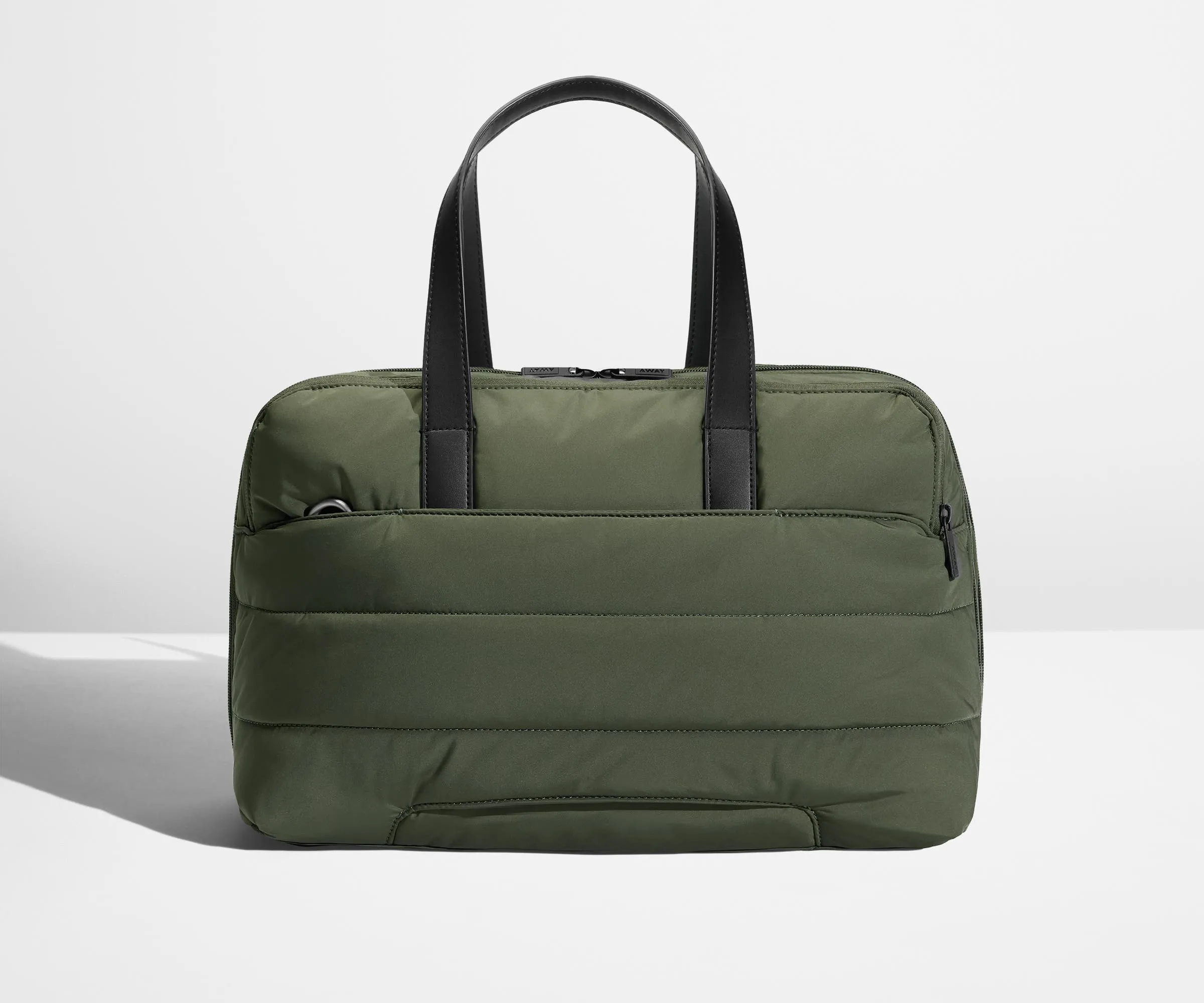 The Quilted Everywhere Bag in Olive Green
