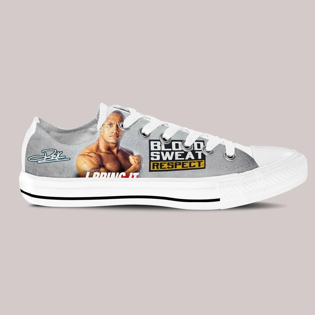 the rock mens low cut sneakers cut