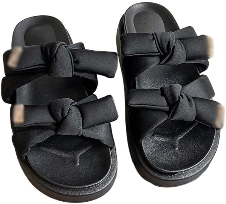 Thick Soled Sandals for Women S Outdoor Wear Toe Versatile Beach Shoes