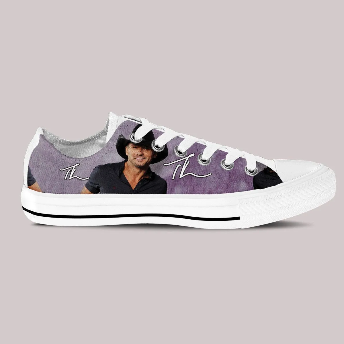tim mcgraw ladies low cut sneakers