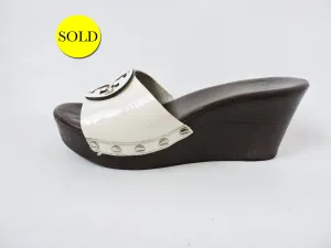 Tory Burch White Slide Size 7.5