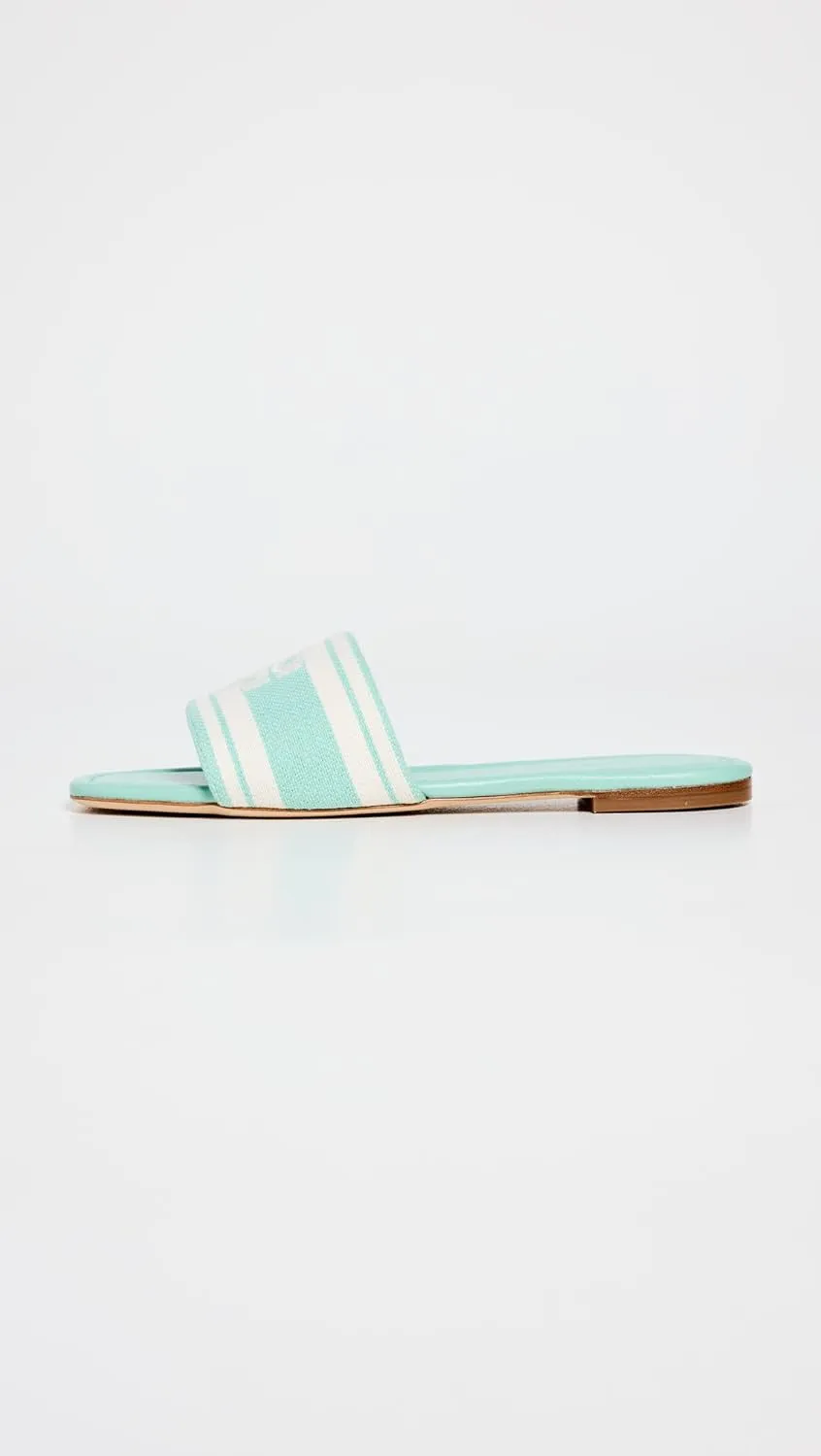 Tory Burch Women's Logo Jacquard Slide Sandals