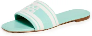 Tory Burch Women's Logo Jacquard Slide Sandals