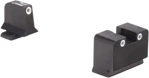 Trijicon Sights/ Bright & Tough Night Sight Suppressor Set with White Front, White Rear & Green Lamps for Springfield Armory XD