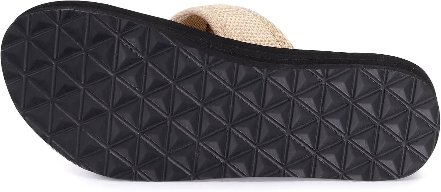 UBXRIN Women's Comfortable Beach Slides Summer Casual Slip on Slide Sandals Rubber Sole