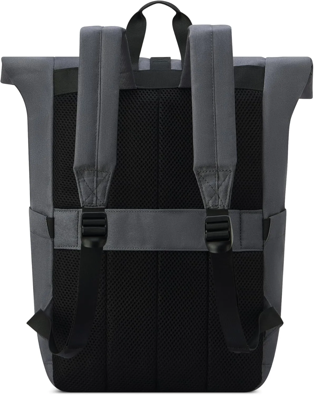 United Colors of Benetton Be Rolltop Backpack, Anthracite, 15.6 Inch Laptop Sleeve