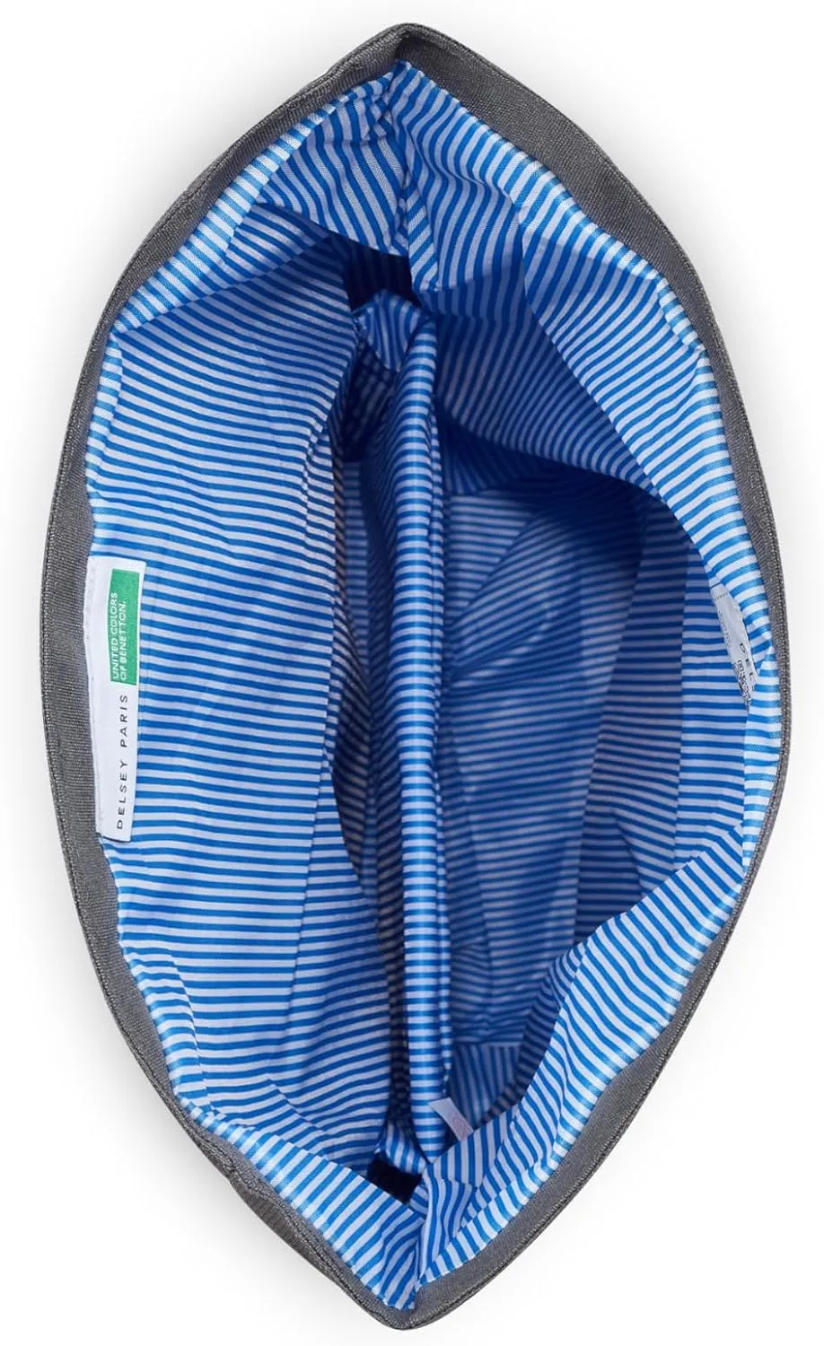 United Colors of Benetton Be Rolltop Backpack, Anthracite, 15.6 Inch Laptop Sleeve