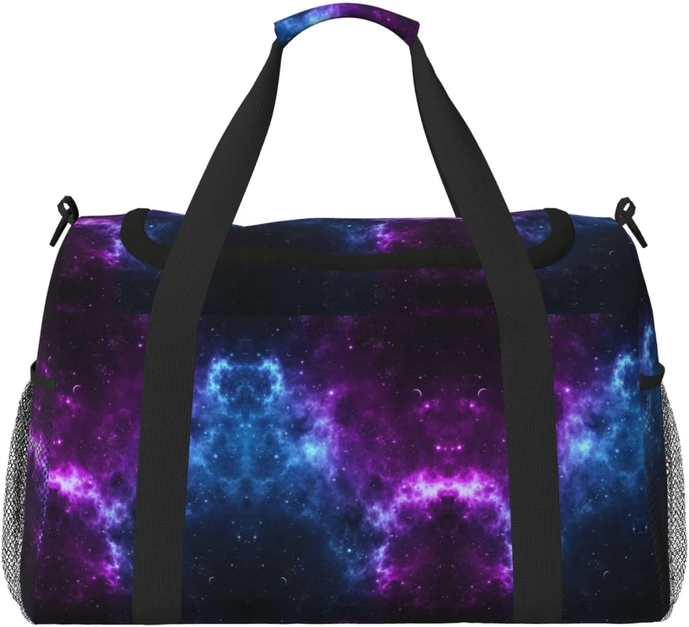 Universe Nebula Galaxy Duffel Travel Gym Sports Overnight Weekend Duffle Bags For Men Women