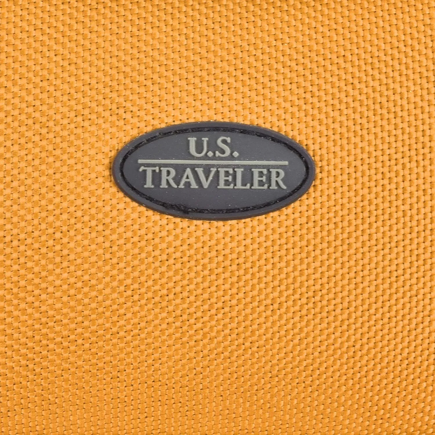 U.S. Traveler Lightweight Rolling 20" Carry On Luggage Softside Suitcase, Orange, 2 Wheel-1 Piece