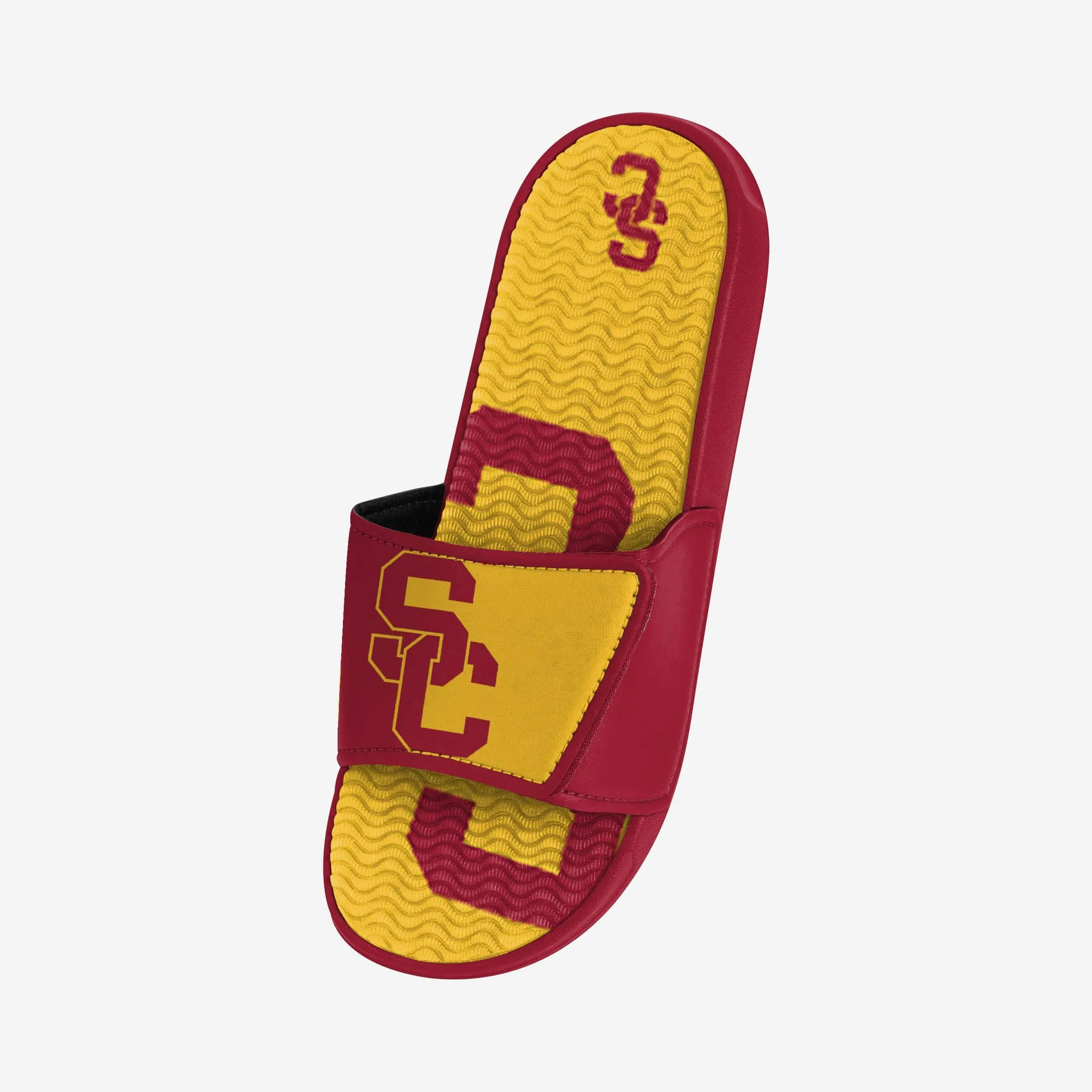 USC Trojans Colorblock Big Logo Gel Slide