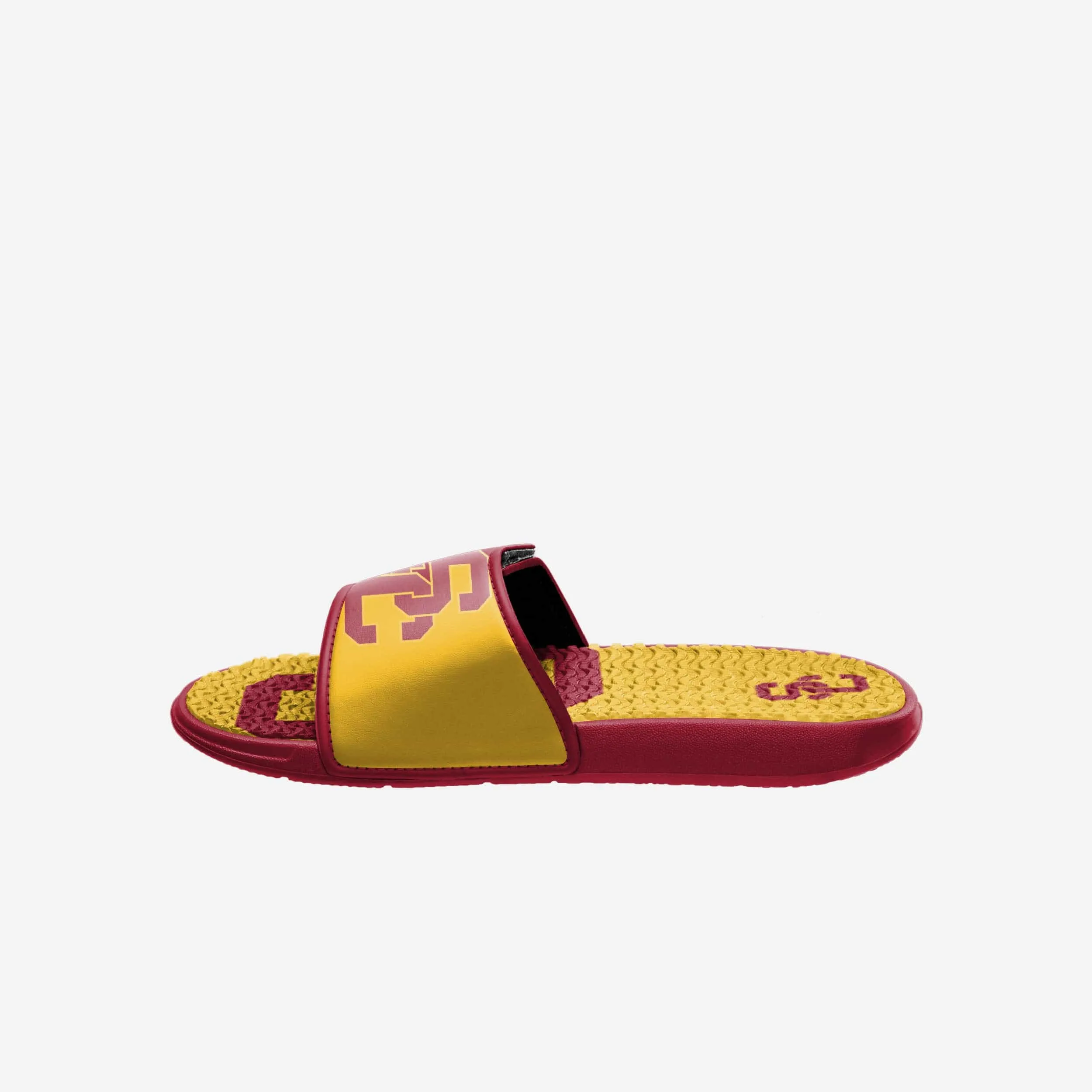 USC Trojans Colorblock Big Logo Gel Slide