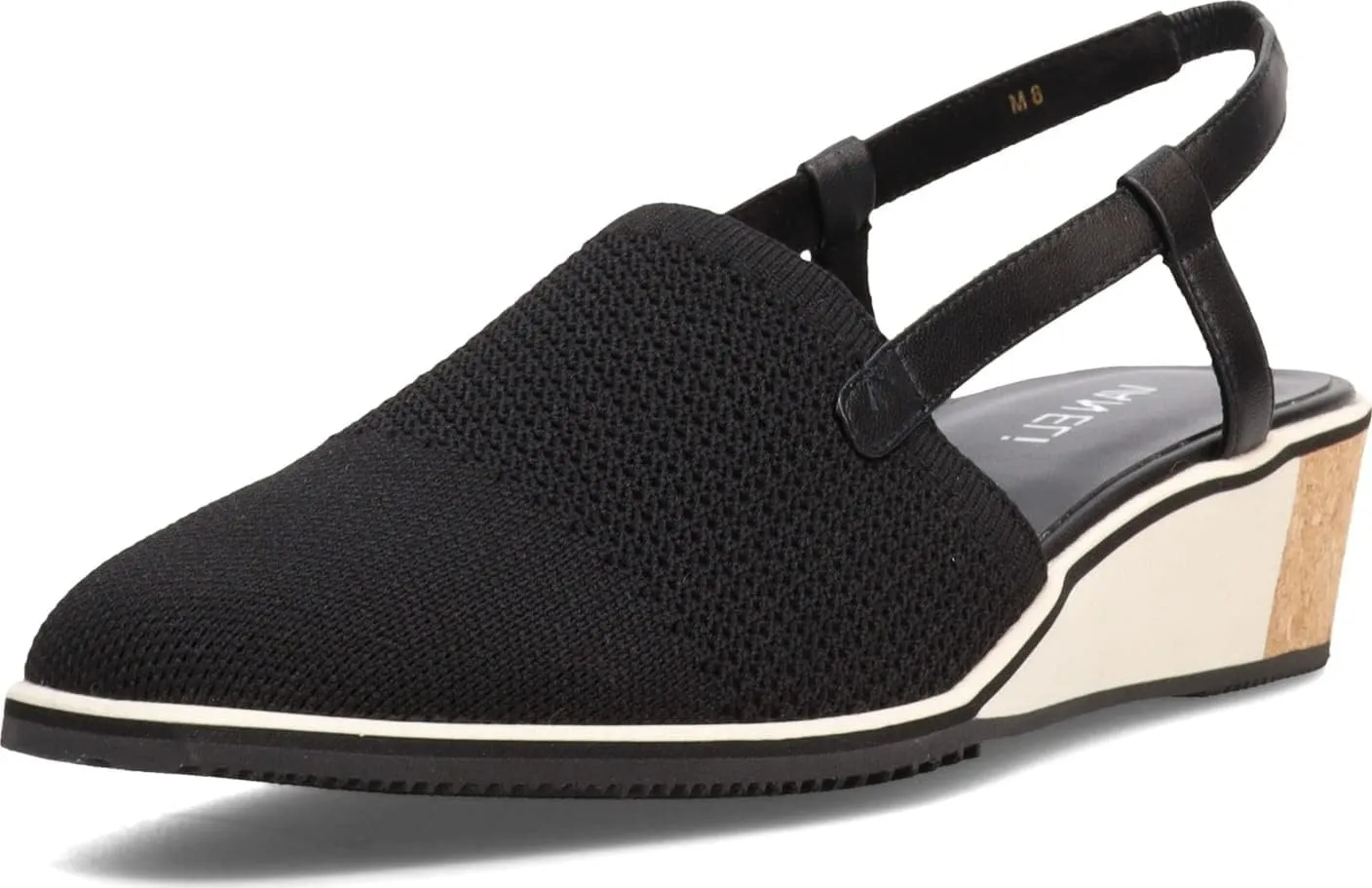 VANELi Womens Greer Sling Back Athletic Sandals Casual Low Heel 1-2" - Black