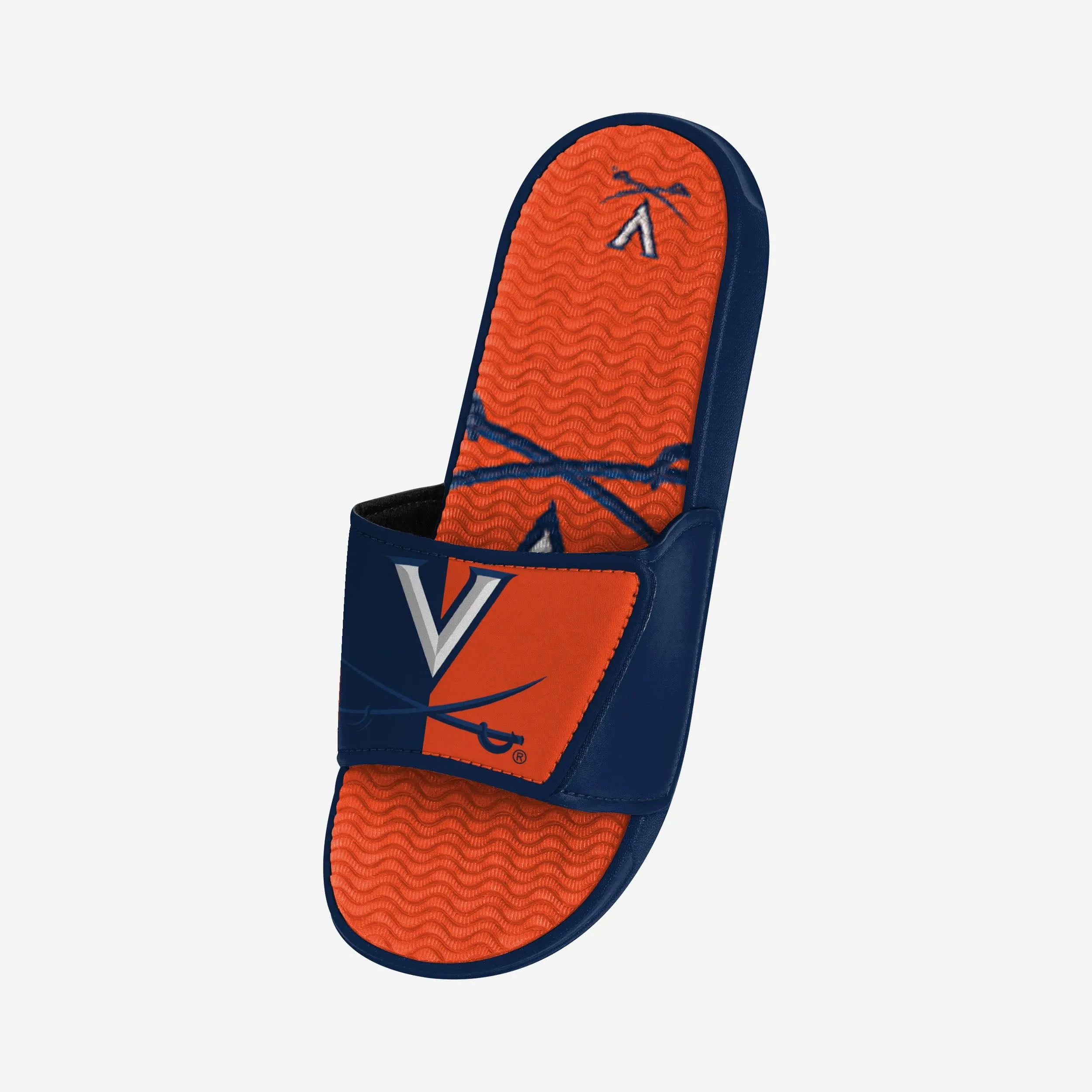 Virginia Cavaliers Colorblock Big Logo Gel Slide