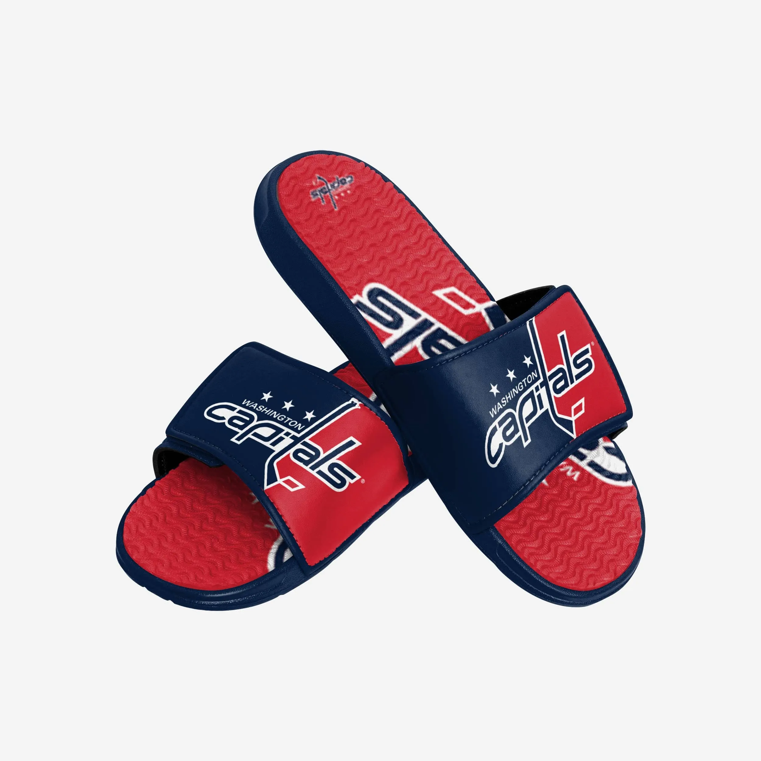 Washington Capitals Colorblock Big Logo Gel Slide