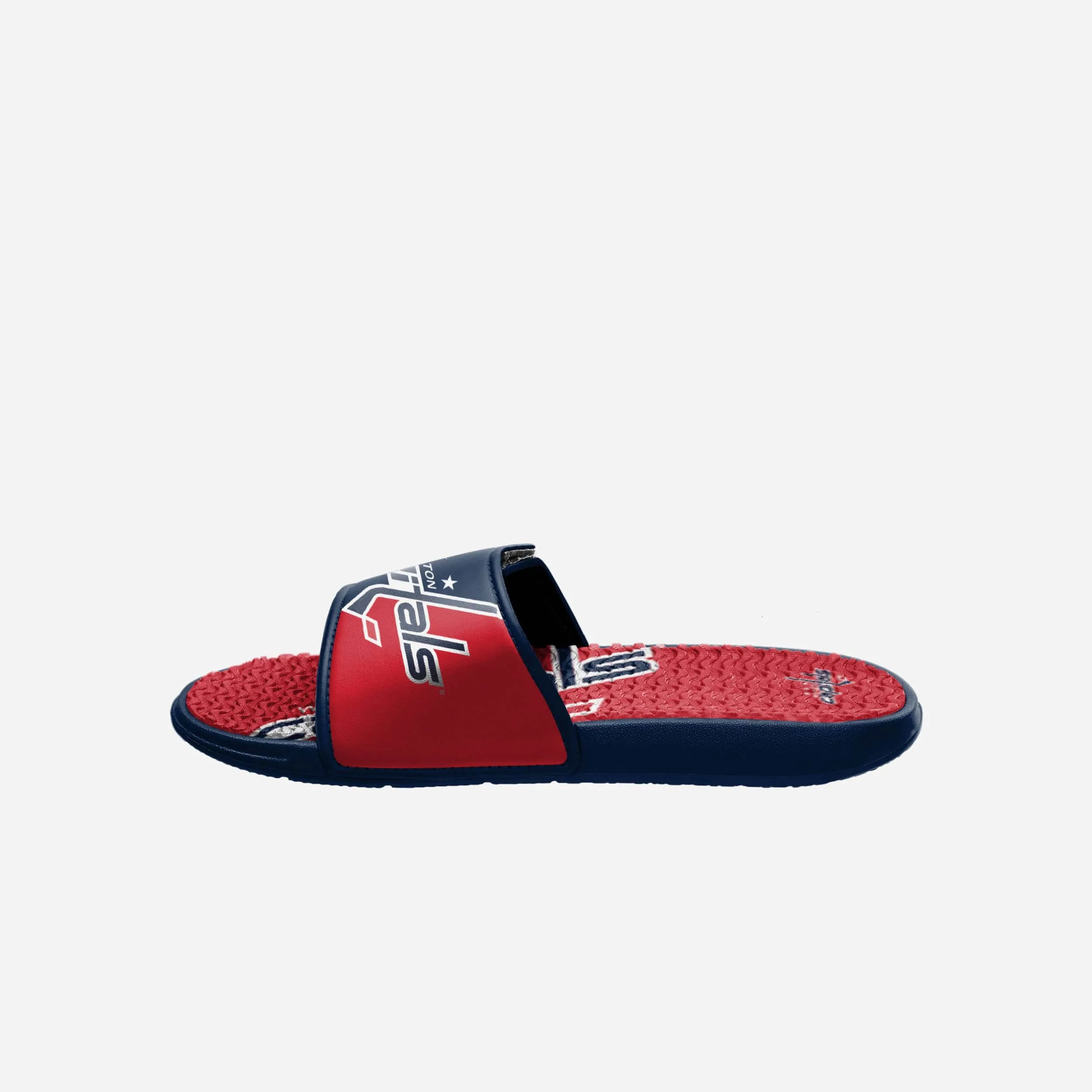 Washington Capitals Colorblock Big Logo Gel Slide
