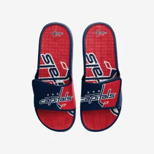 Washington Capitals Colorblock Big Logo Gel Slide