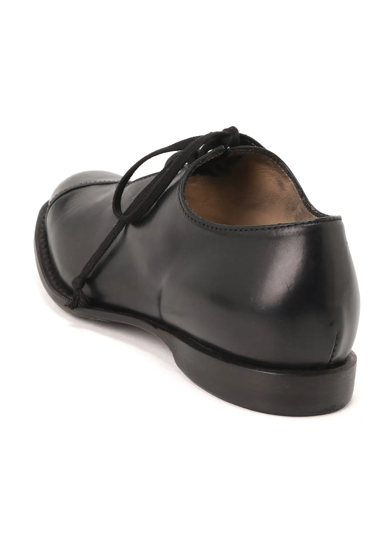 WAXED CALF CUT-OUT DERBY SHOES