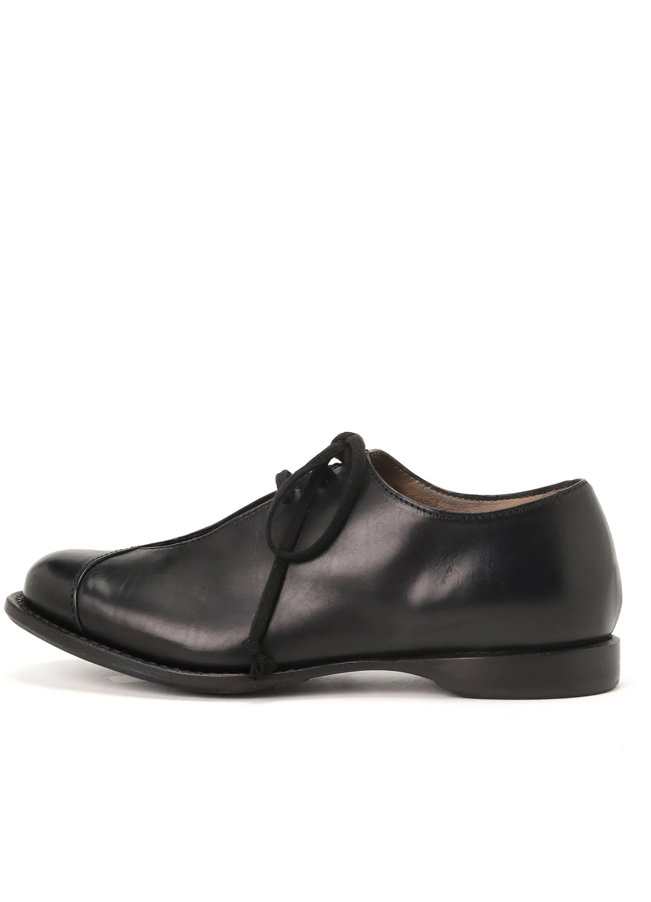 WAXED CALF CUT-OUT DERBY SHOES