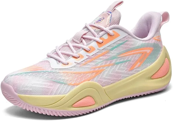 Women Mens Basketball Shoes Fashion Unisex Sport Shoes Breathable Non-Slip Outdoor Casual Lightweight Athletic Walking Running Sport Volleyball Shoes