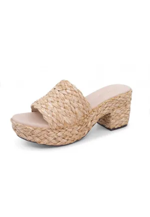 WOMEN'S CHOCOLAT BLU Gilda Natural Raffia